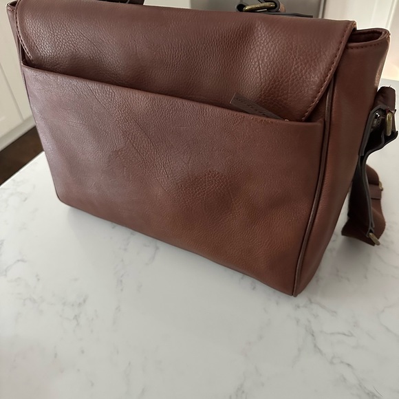 Brown side satchel - Picture 3 of 5